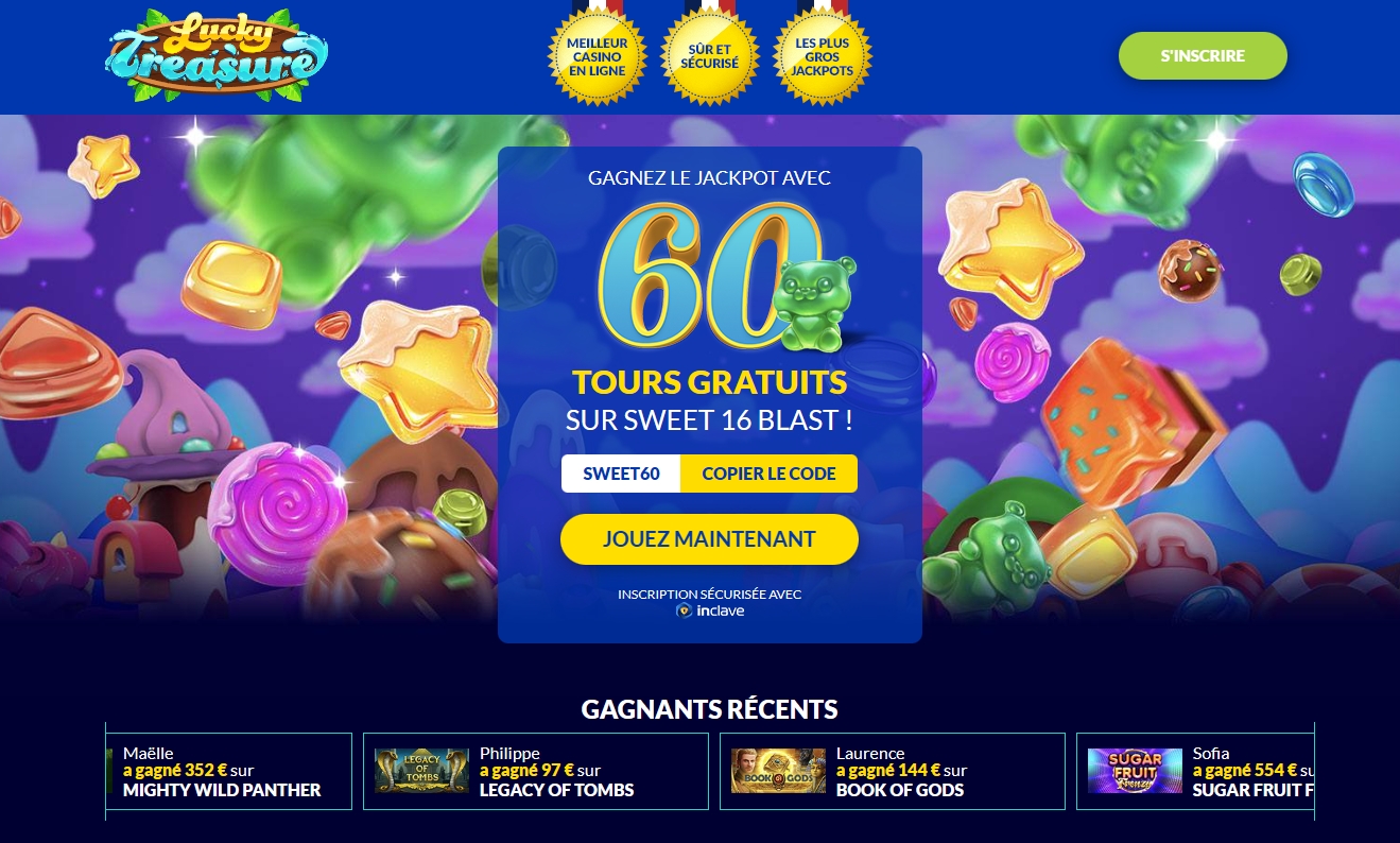Lucky Treasure - 60 Rodadas Grátis